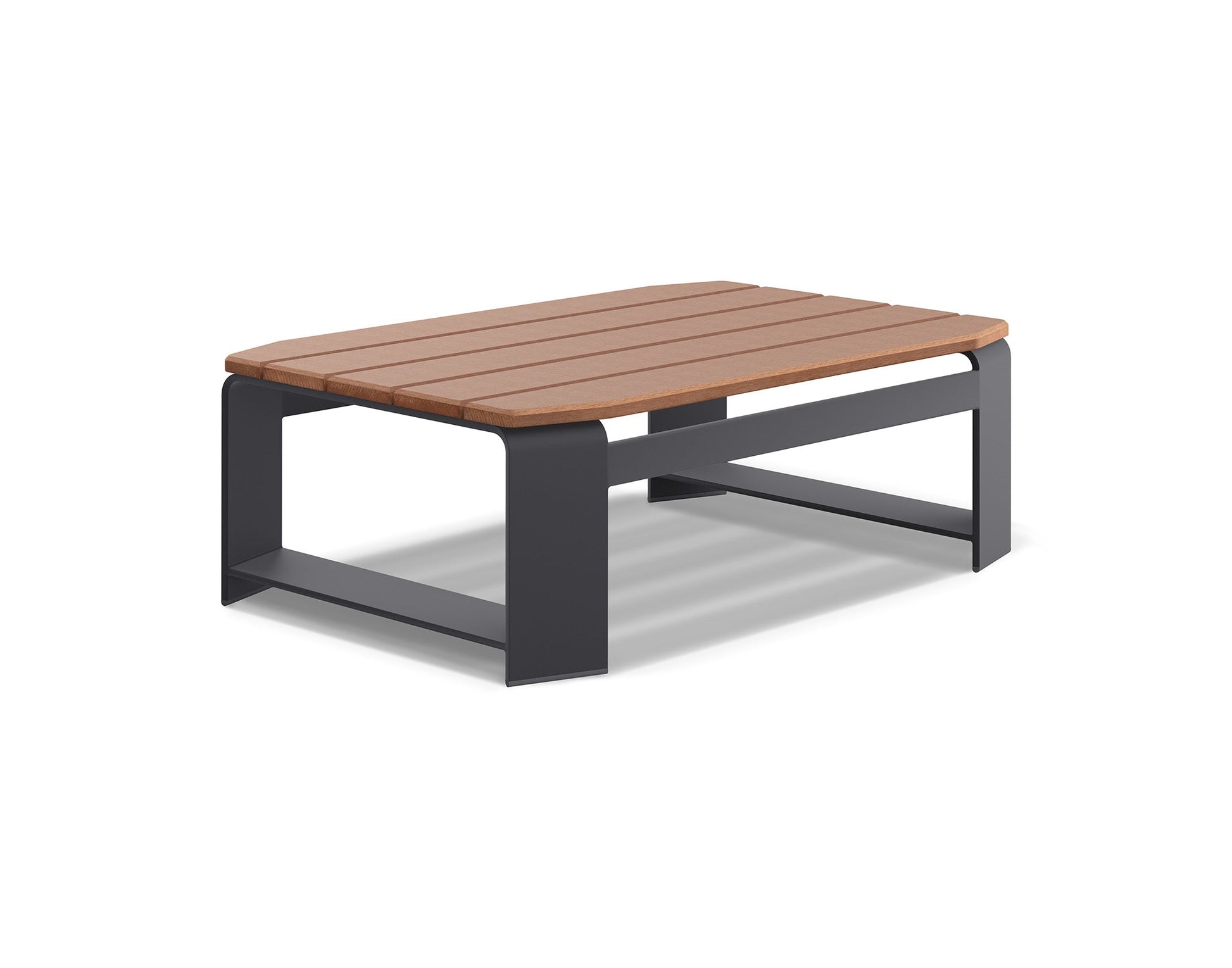 -Woodard-Gather Coffee Table with NexTeak Top-Pangaea Patio