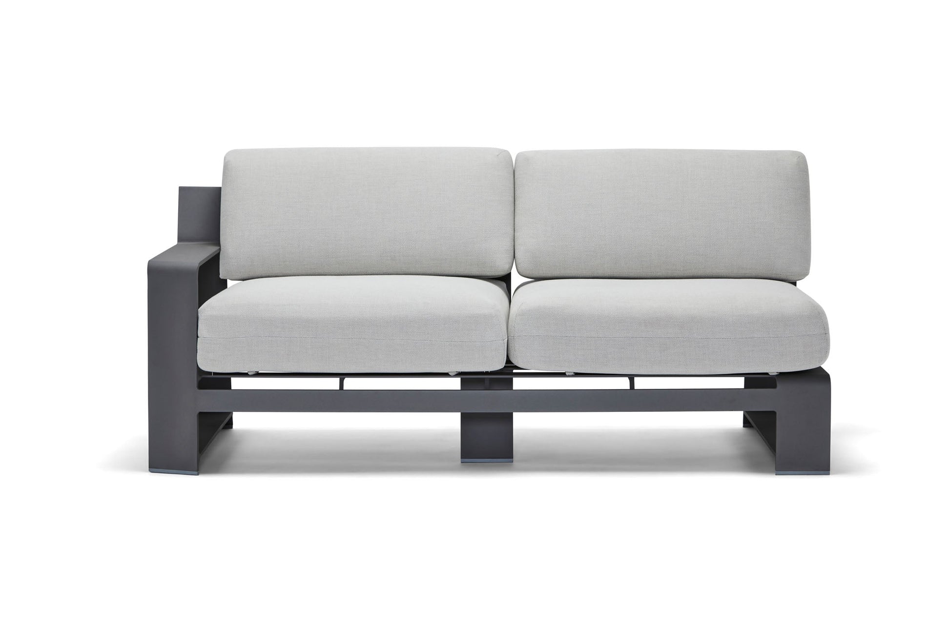 -Woodard-Gather LAF Loveseat-Pangaea Patio