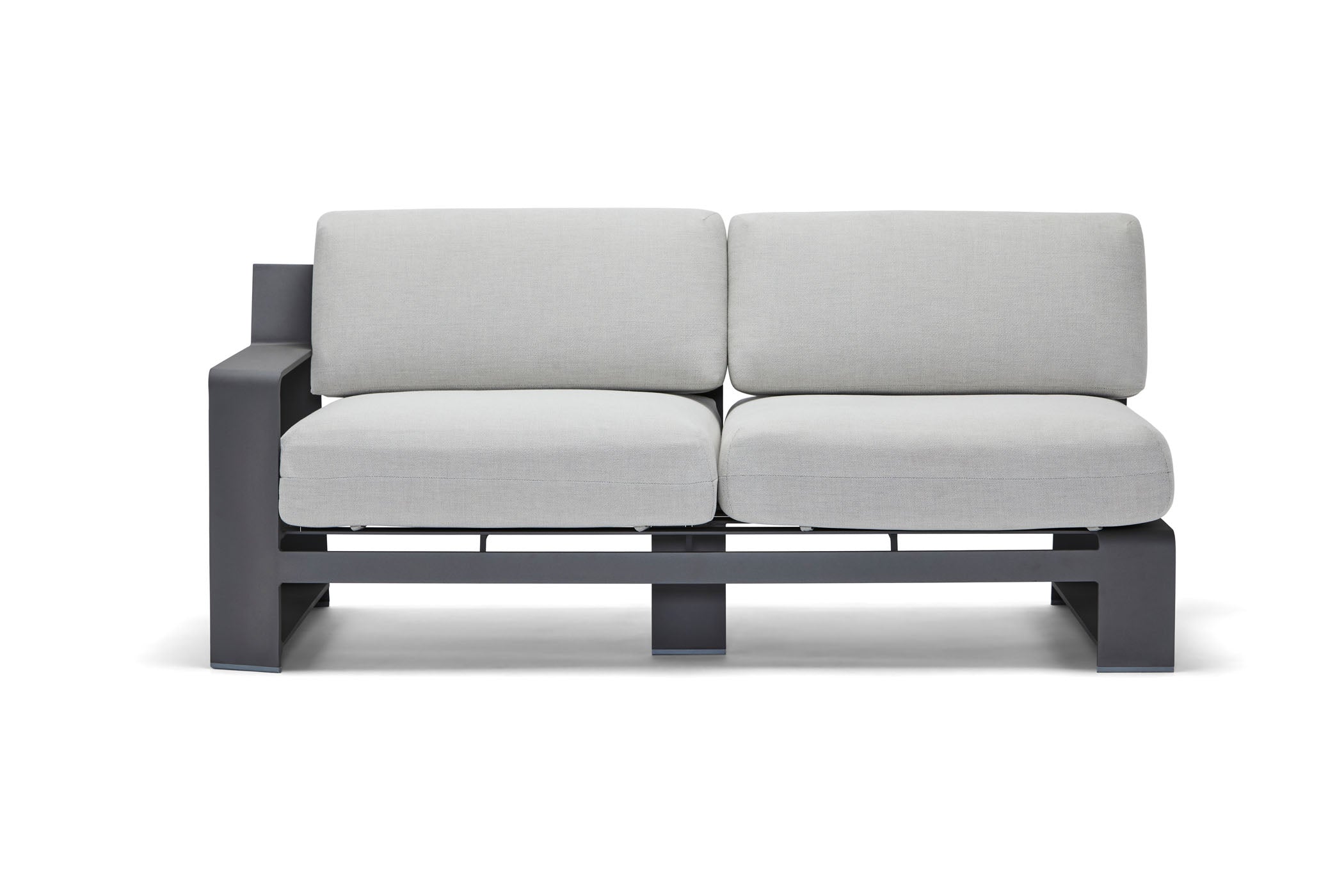 -Woodard-Gather LAF Loveseat-Pangaea Patio