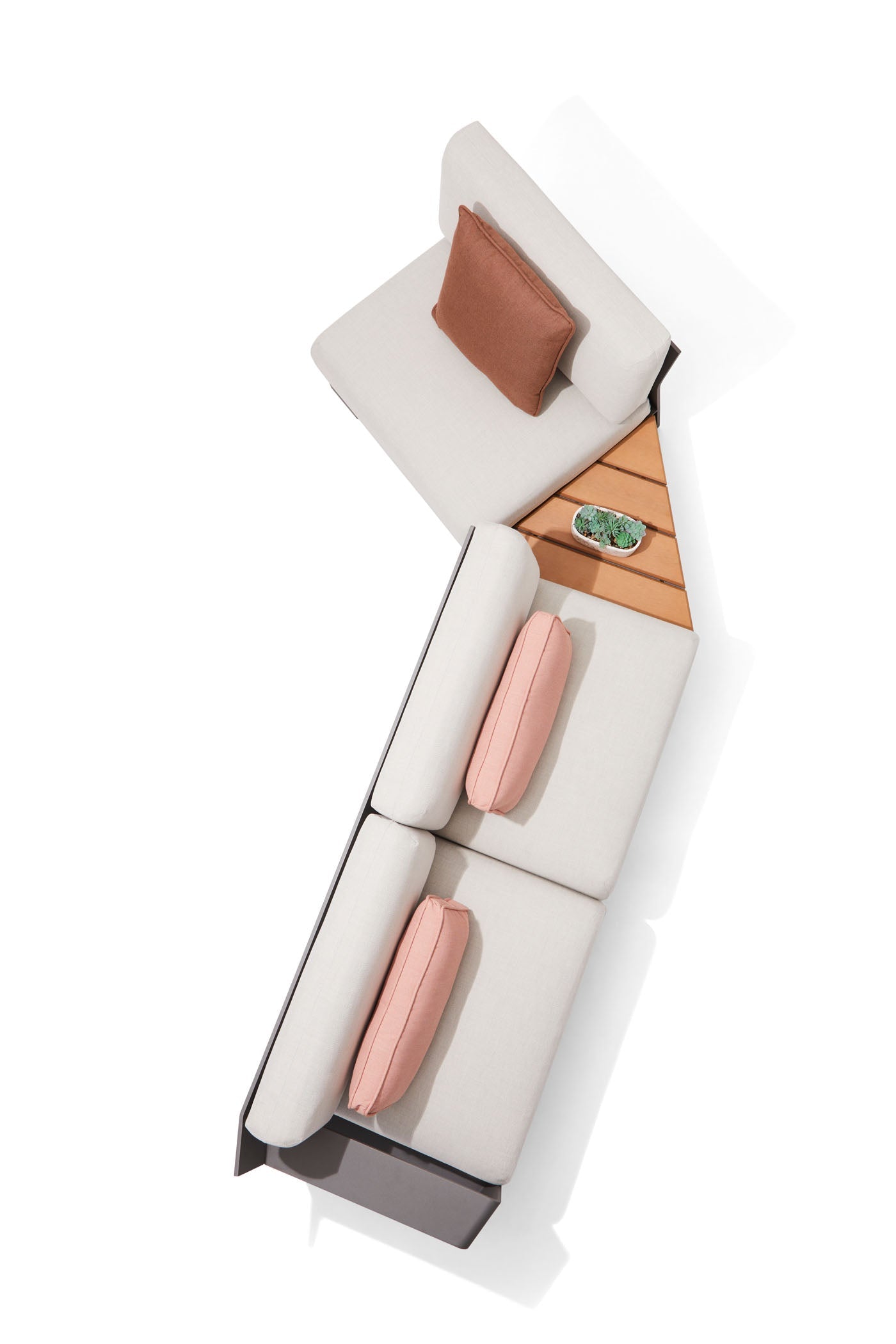 -Woodard-Gather RAF Loveseat-Pangaea Patio