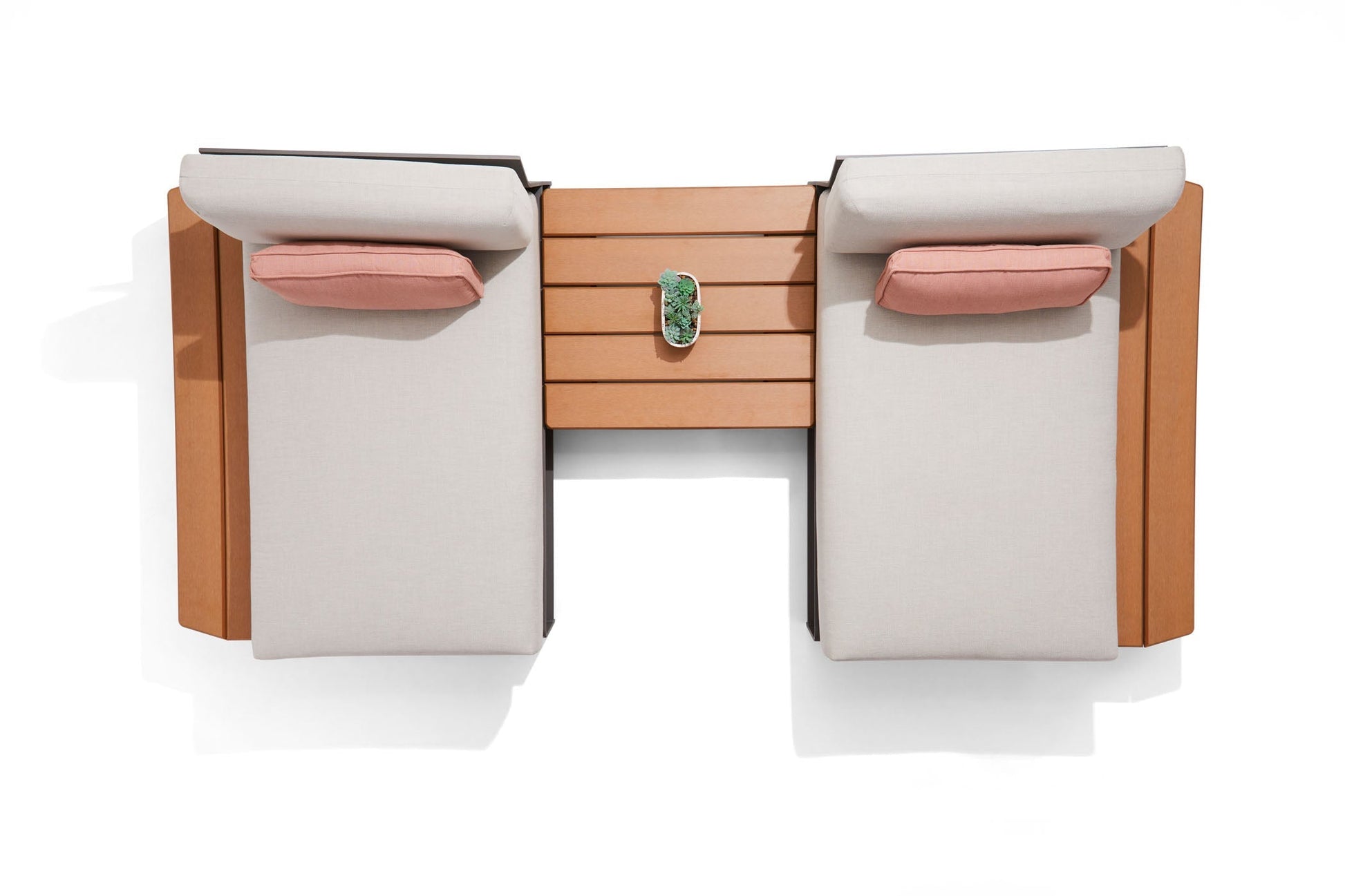 -Woodard-Gather Side Table with NexTeak Top-Pangaea Patio