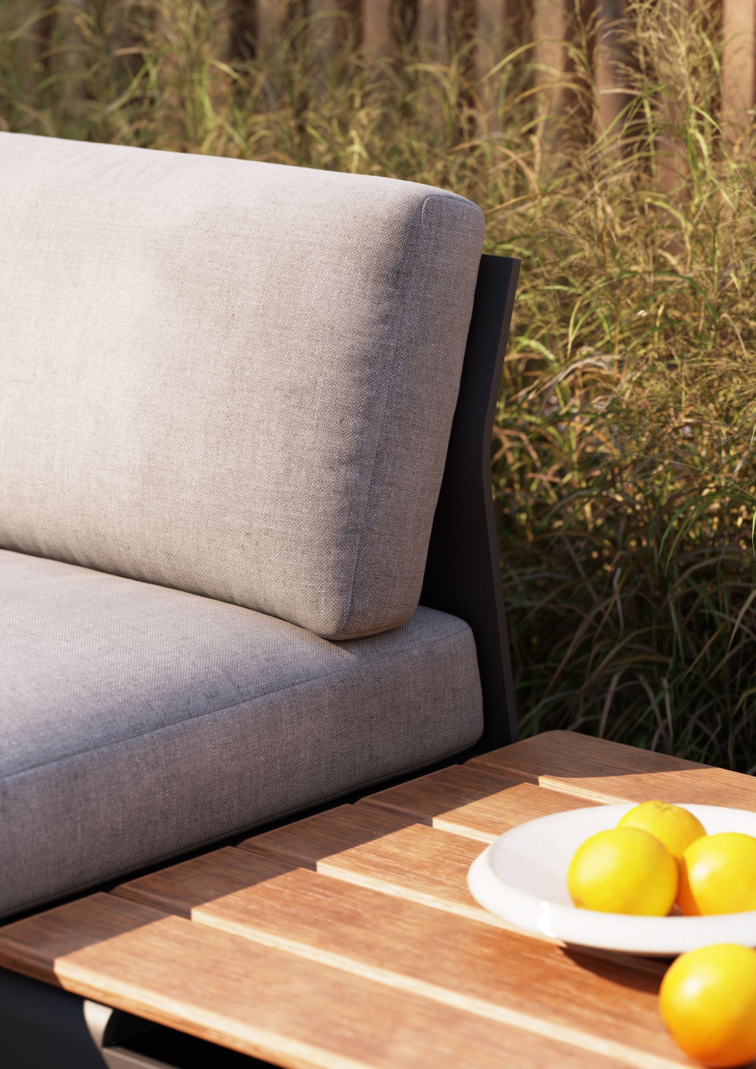 -Woodard-Gather Side Table with NexTeak Top-Pangaea Patio