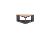-Woodard-Gather Triangle Coffee Table with NexTeak Top-Pangaea Patio