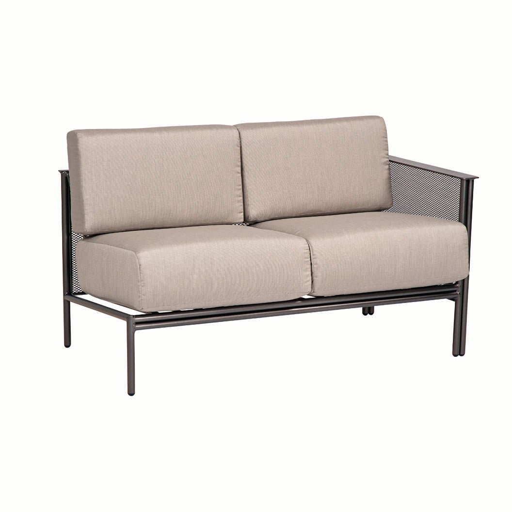 -Woodard-Jax Raf Sectional Loveseat-Pangaea Patio