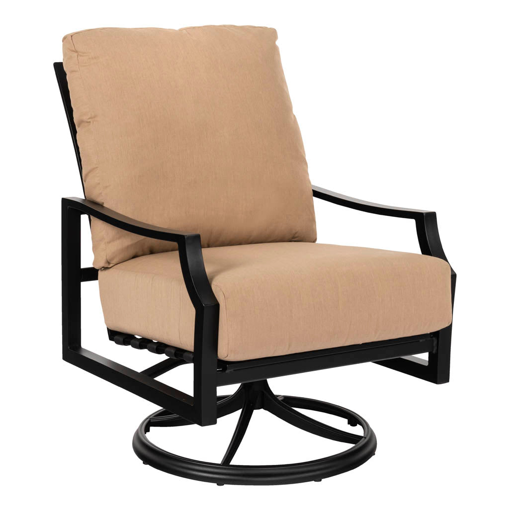 -Woodard-Nico Swivel Rocking Lounge Chair-Pangaea Patio
