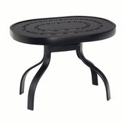 -Woodard-Oval End Table-Pangaea Patio