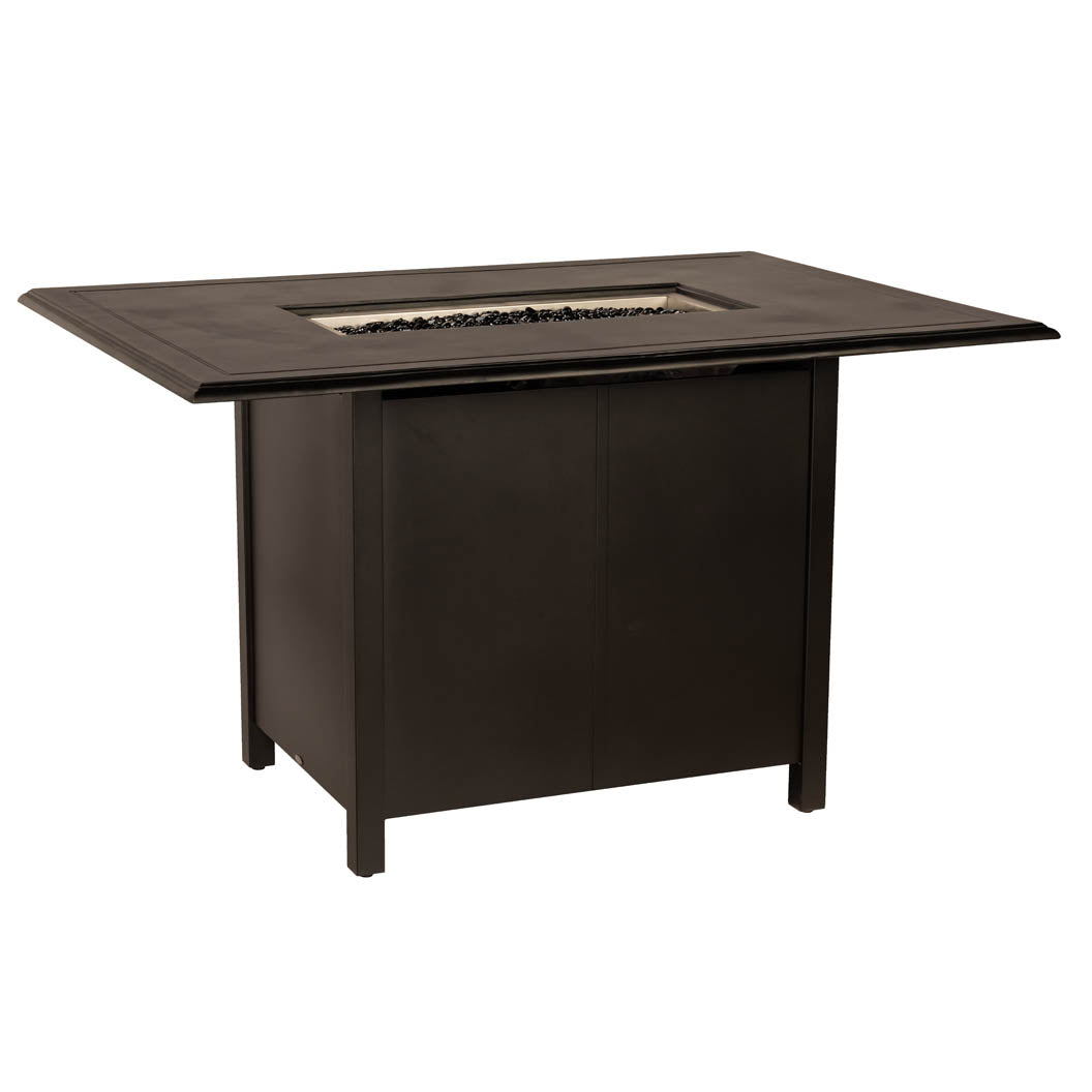 WD650LCT-09246FP-Woodard-Rectangular Counter Height Fire Table-Pangaea Patio