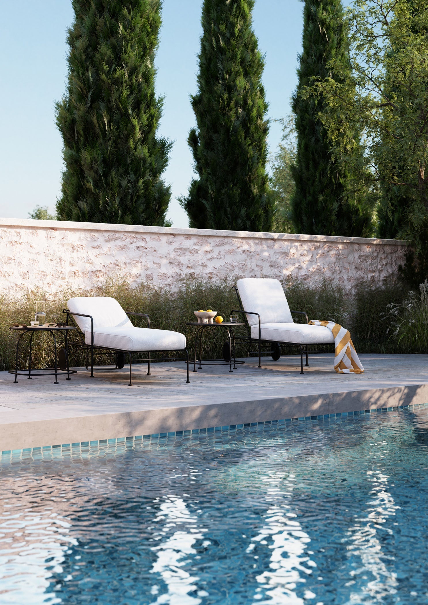 -Woodard-Reed Chaise Lounge-Pangaea Patio