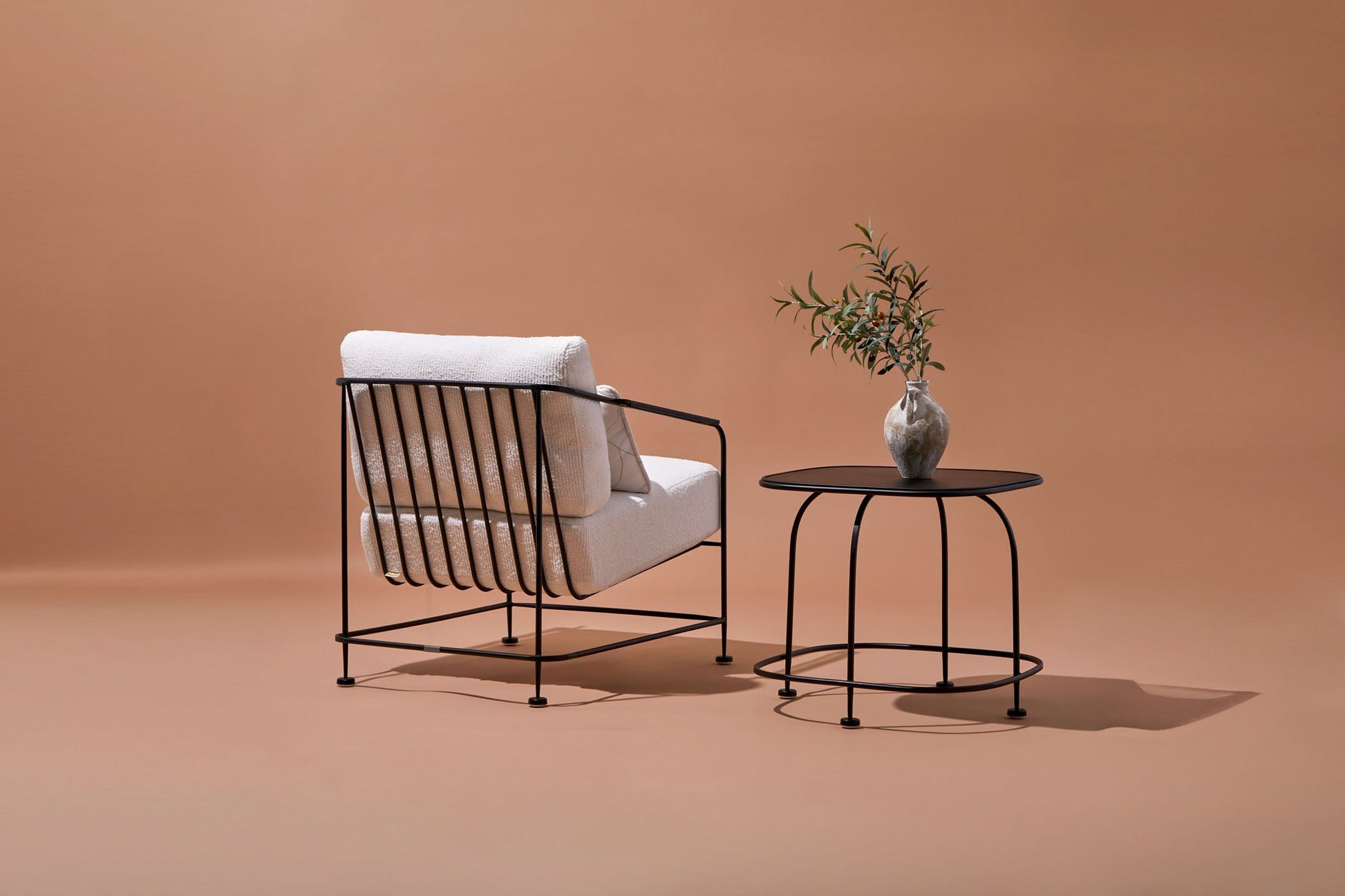 -Woodard-Reed Square Side Table-Pangaea Patio