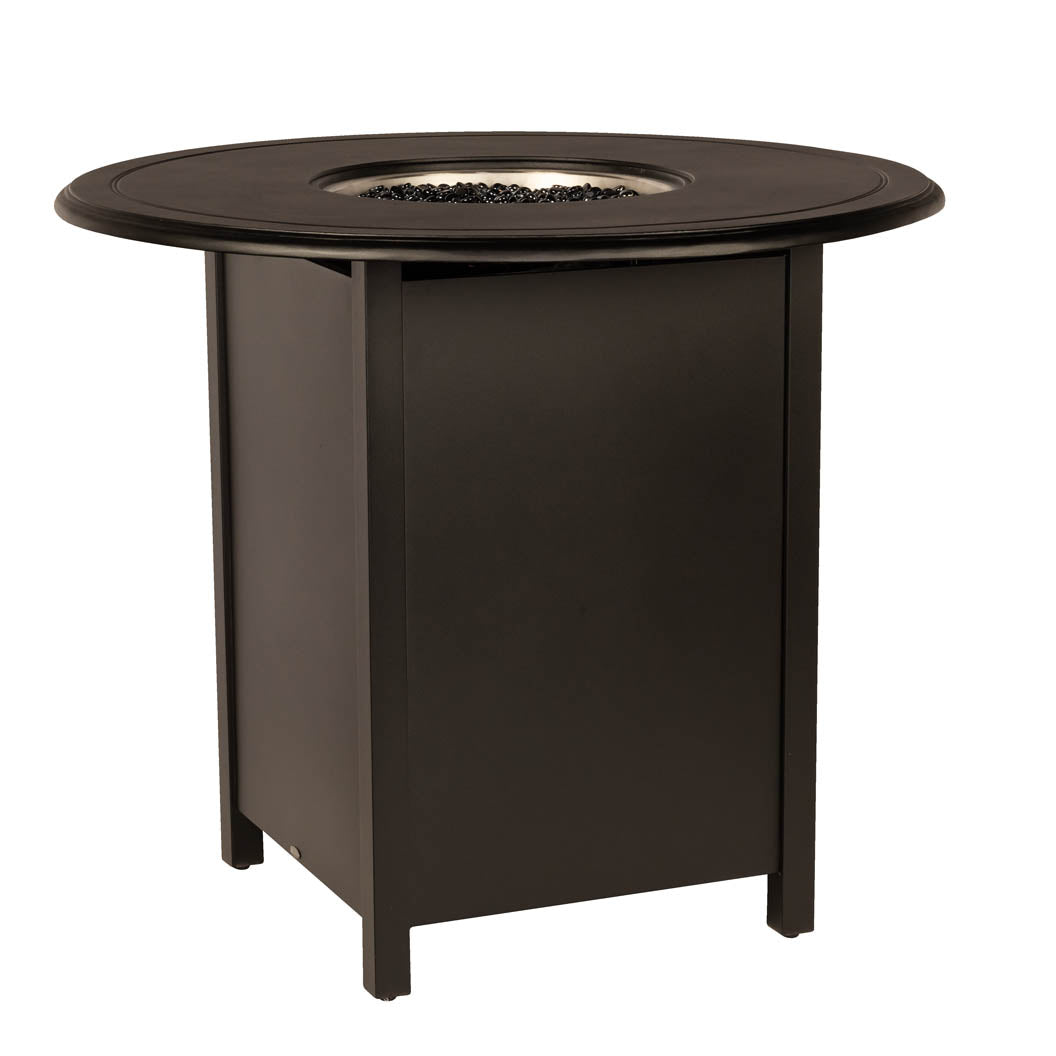 -Woodard-Round Bar Height Fire Table-Pangaea Patio