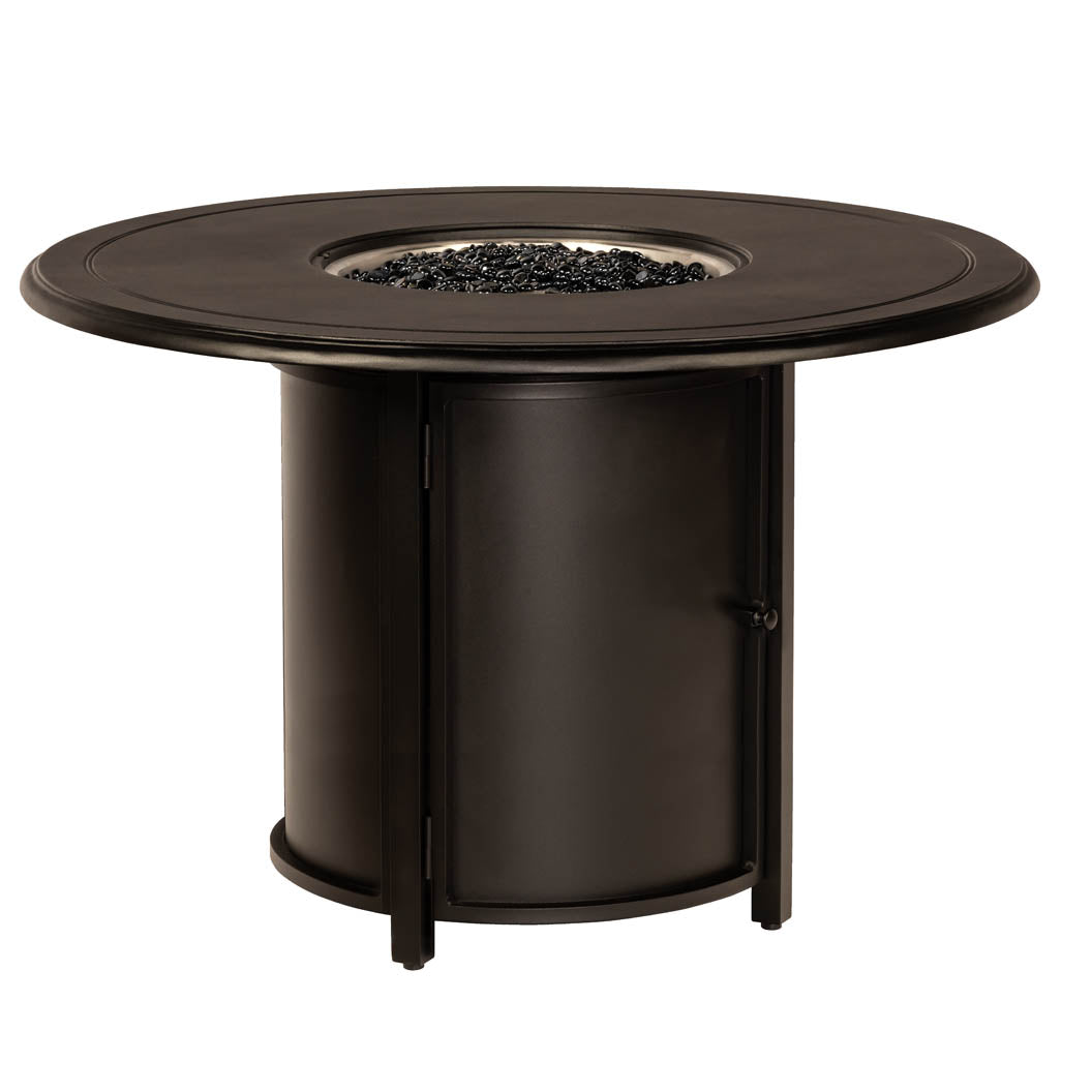 -Woodard-Round Counter Height Fire Table-Pangaea Patio