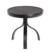-Woodard-Round Lattice End Table-Pangaea Patio