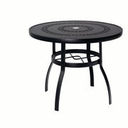 -Woodard-Round Trellis Dining Umbrella Table-Pangaea Patio