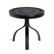 -Woodard-Round Trellis End Table-Pangaea Patio