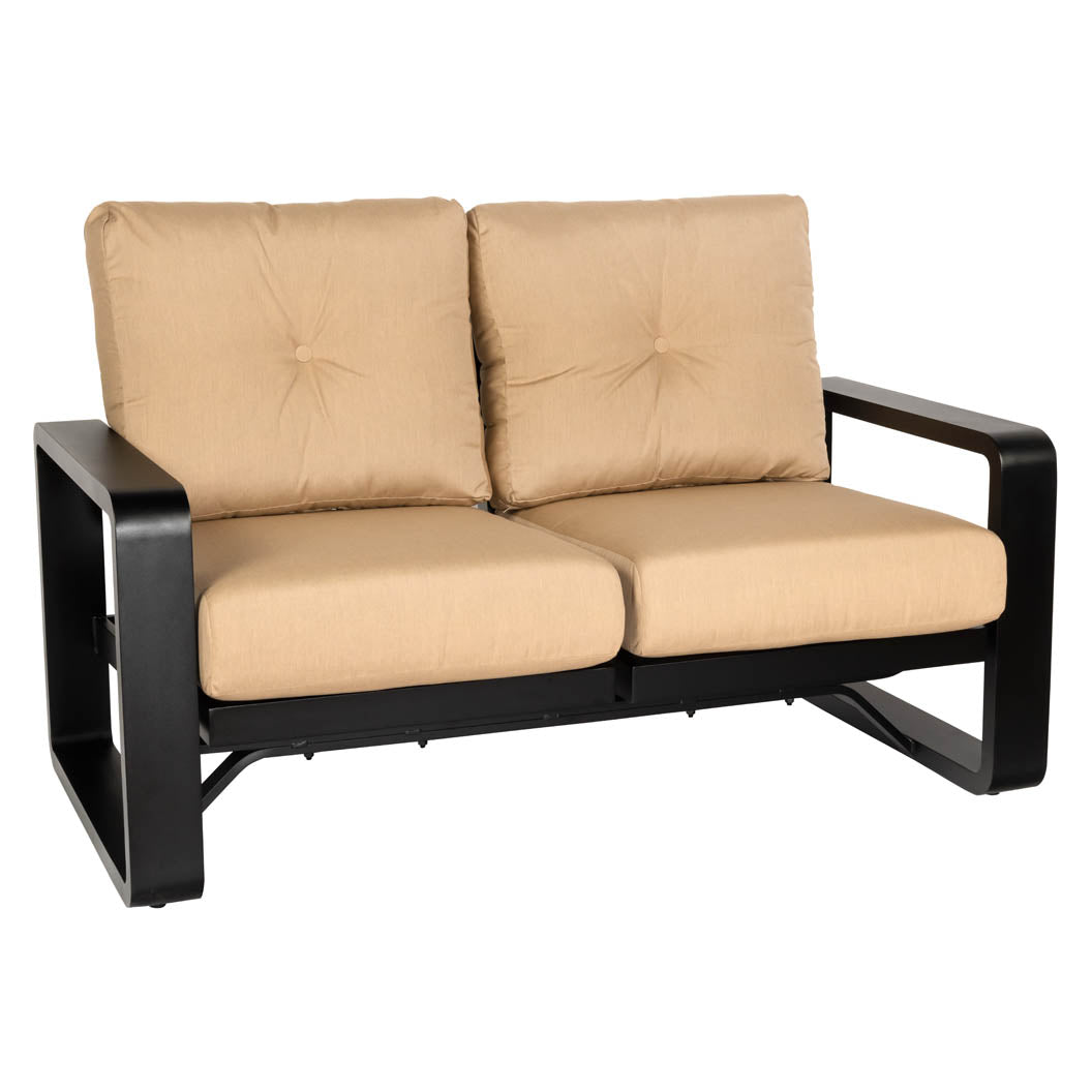 -Woodard-Vale Dual Rocking Loveseat-Pangaea Patio
