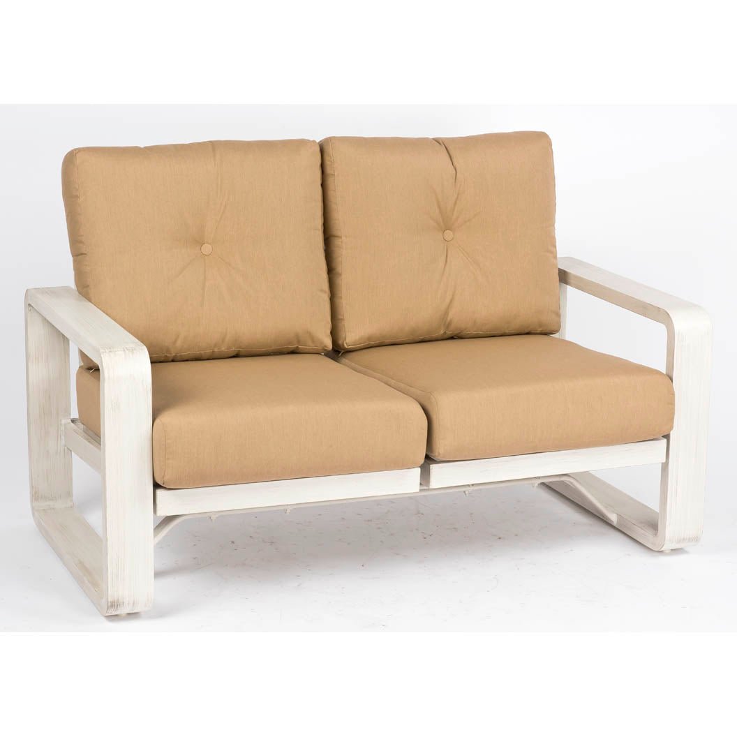 -Woodard-Vale Dual Rocking Loveseat-Pangaea Patio