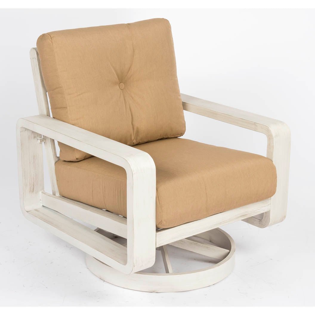 -Woodard-Vale Swivel Lounge Chair-Pangaea Patio