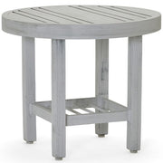 22" Tri-Slat Round Side Table