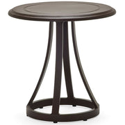22" Solid Cast Mainstreet Round Side Table