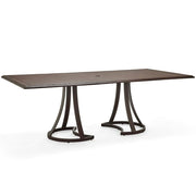 60" x 70" Solid Cast Mainstreet Rectangular Dining Umbrella Table