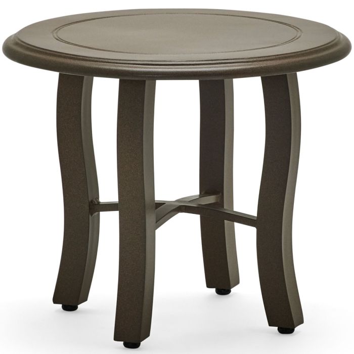 22" Solid Cast Carson Round Side Table