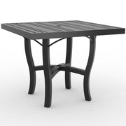 36" Tri-Slat Carson Square Dining Umbrella Table