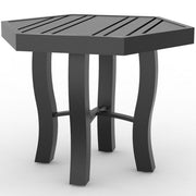 22" Tri-Slat Carson Hexagonal Side Table