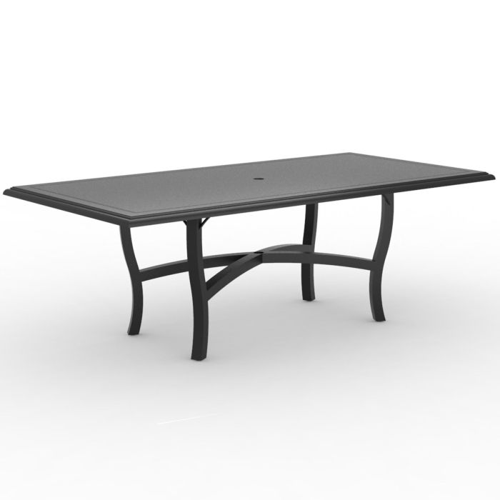 42" x 84" Solid Cast Carson Large Dining Umbrella Table