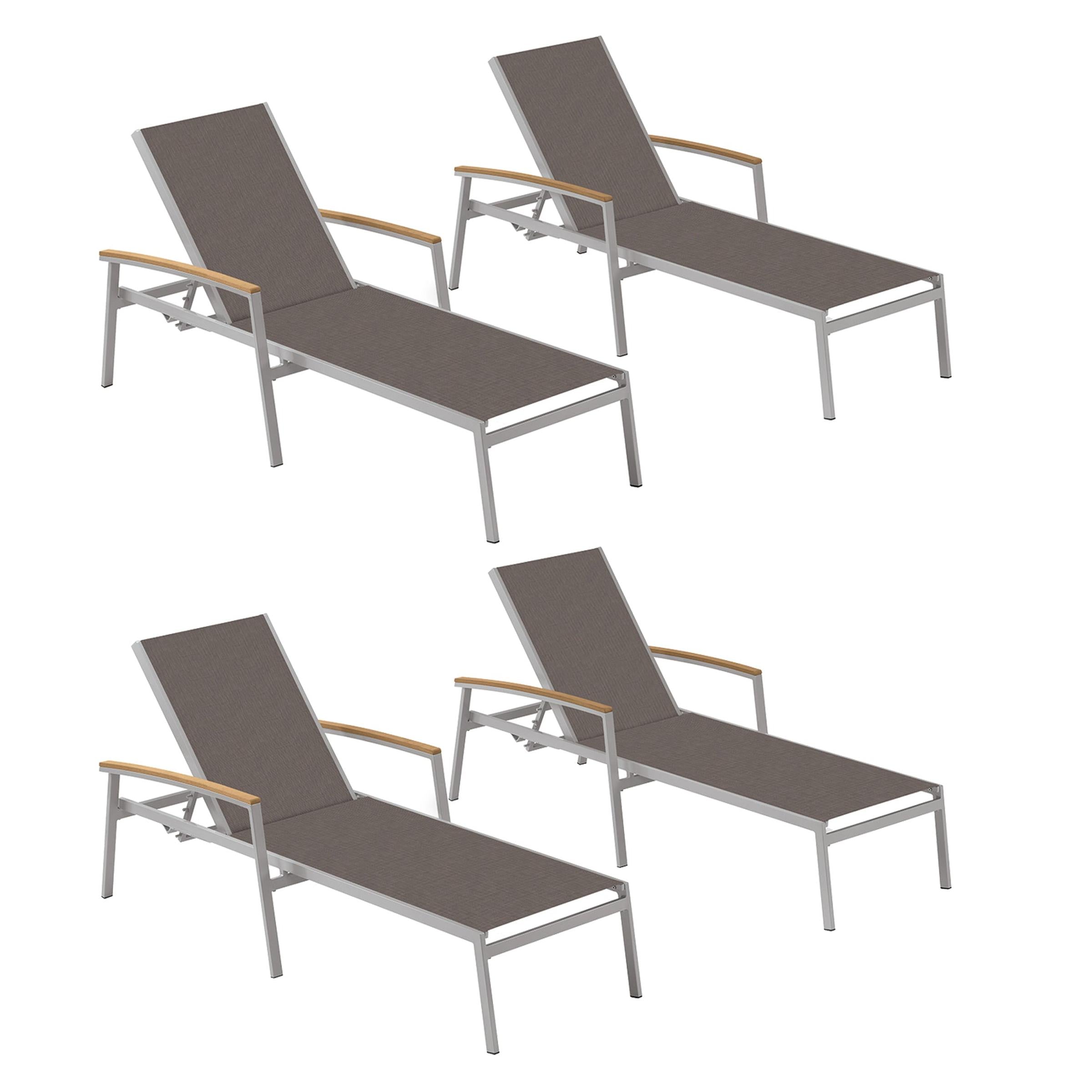 Travira Sling Chaise Lounge - Set Of 4