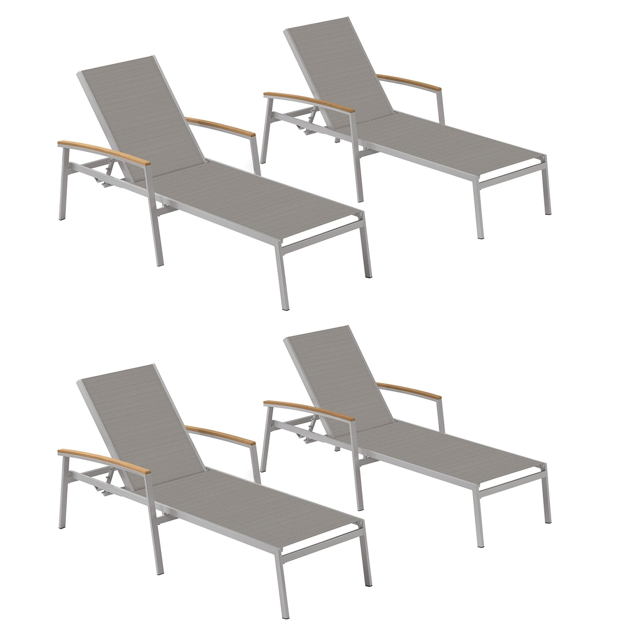 Travira Sling Chaise Lounge - Set Of 4