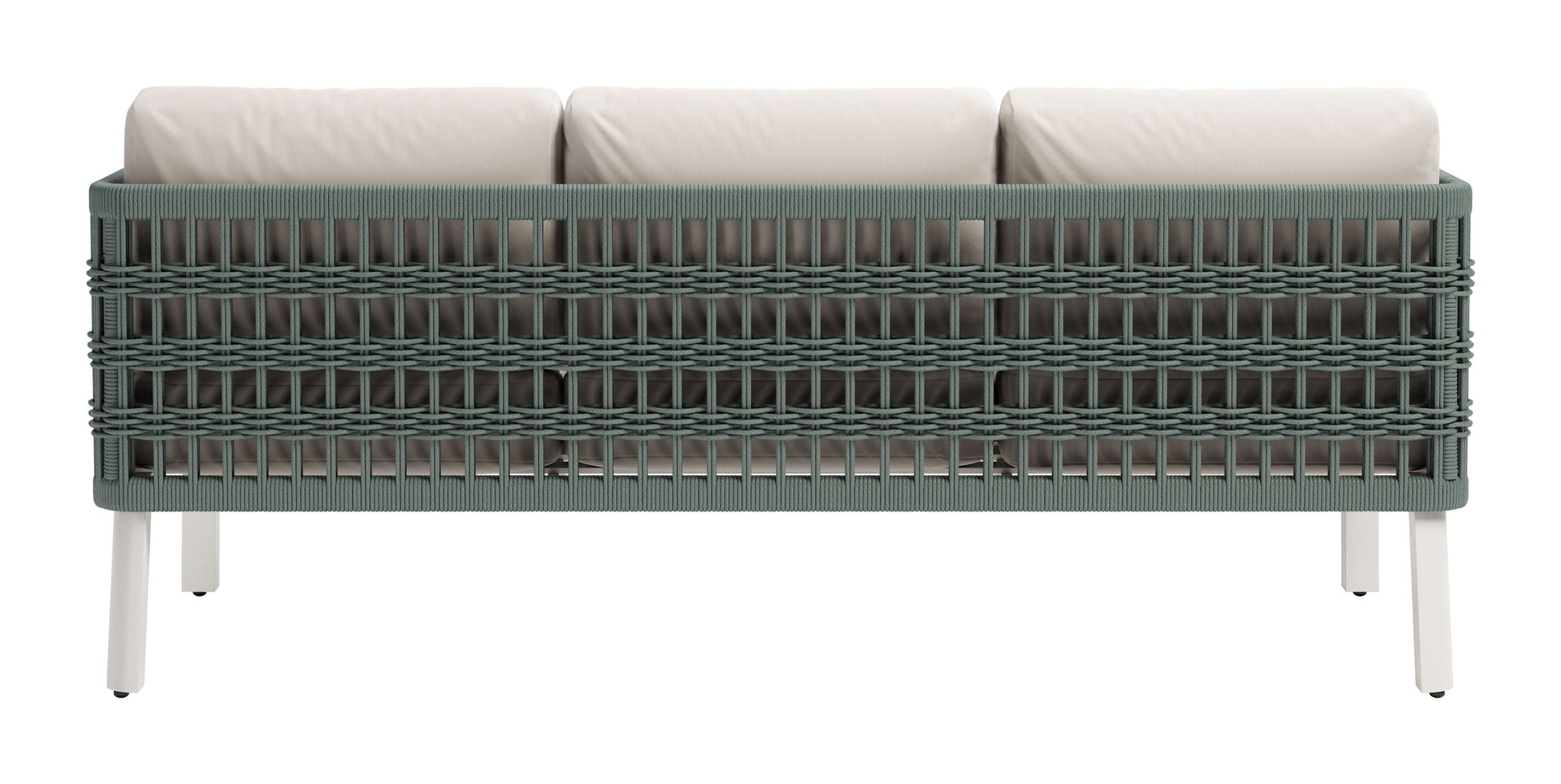 -ZUO-Bridgehampton Sofa White-Pangaea Patio