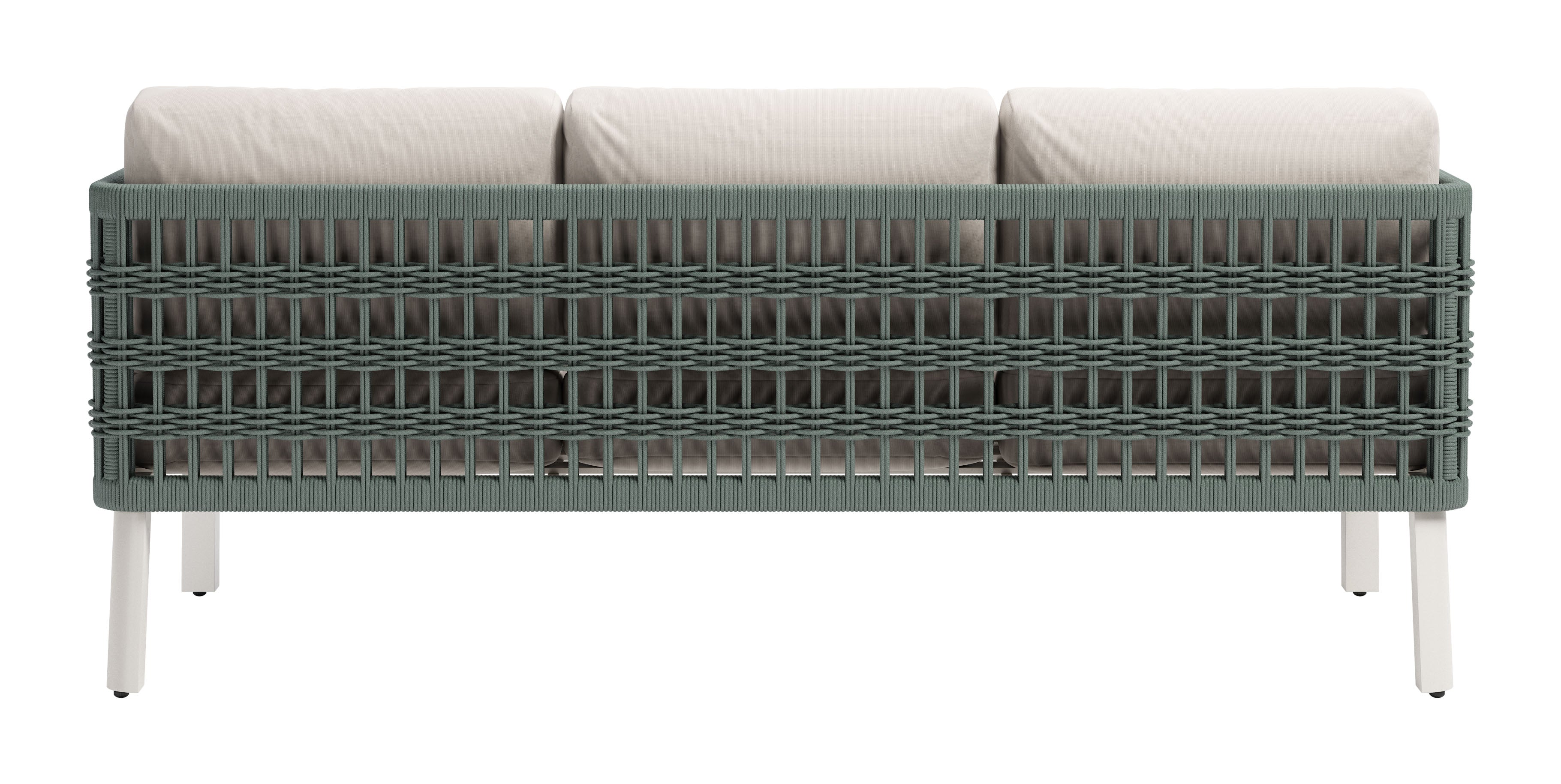 -ZUO-Bridgehampton Sofa White-Pangaea Patio