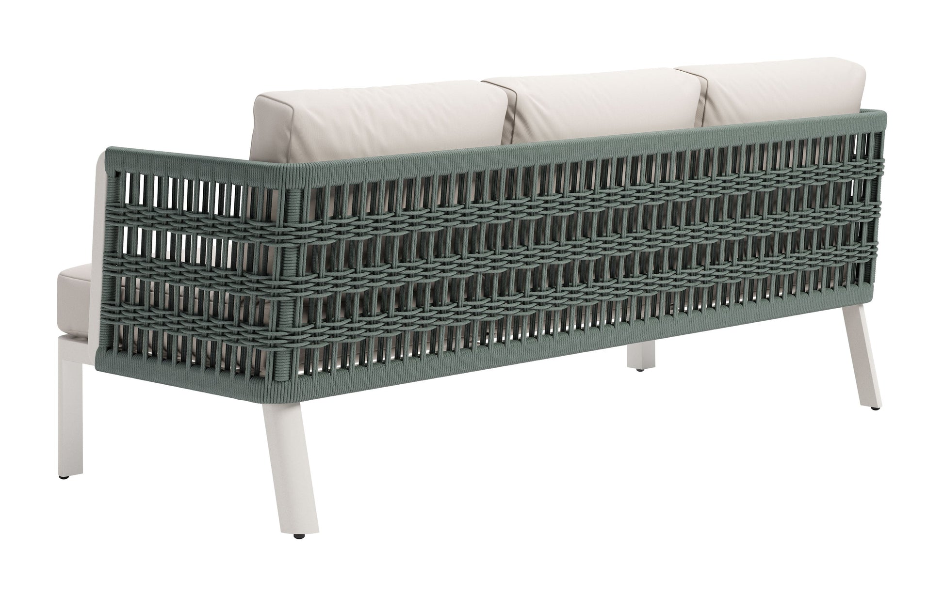 -ZUO-Bridgehampton Sofa White-Pangaea Patio