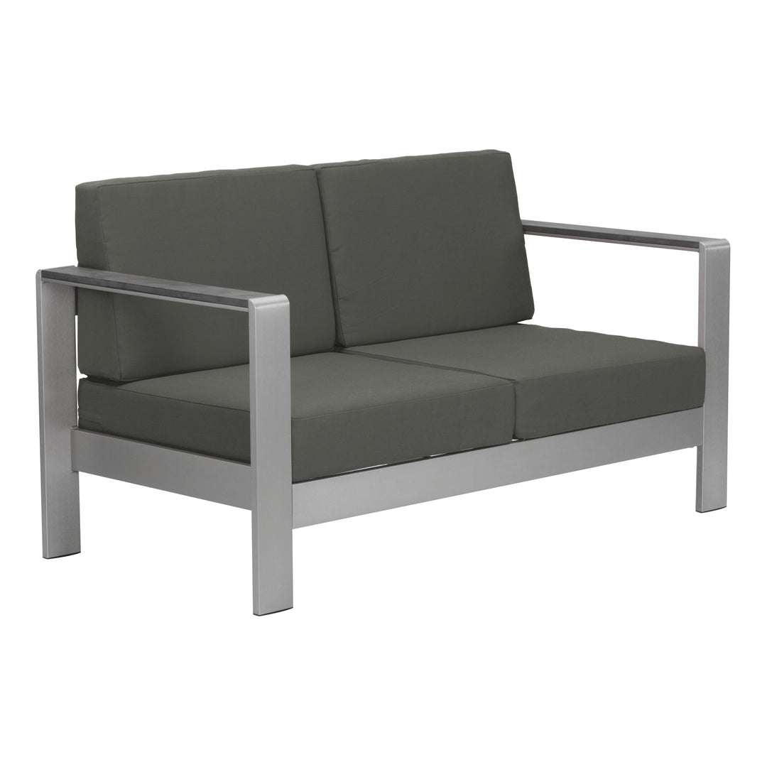 Z703986-ZUO-Cosmopolitan Sofa Dark Gray-Pangaea Patio