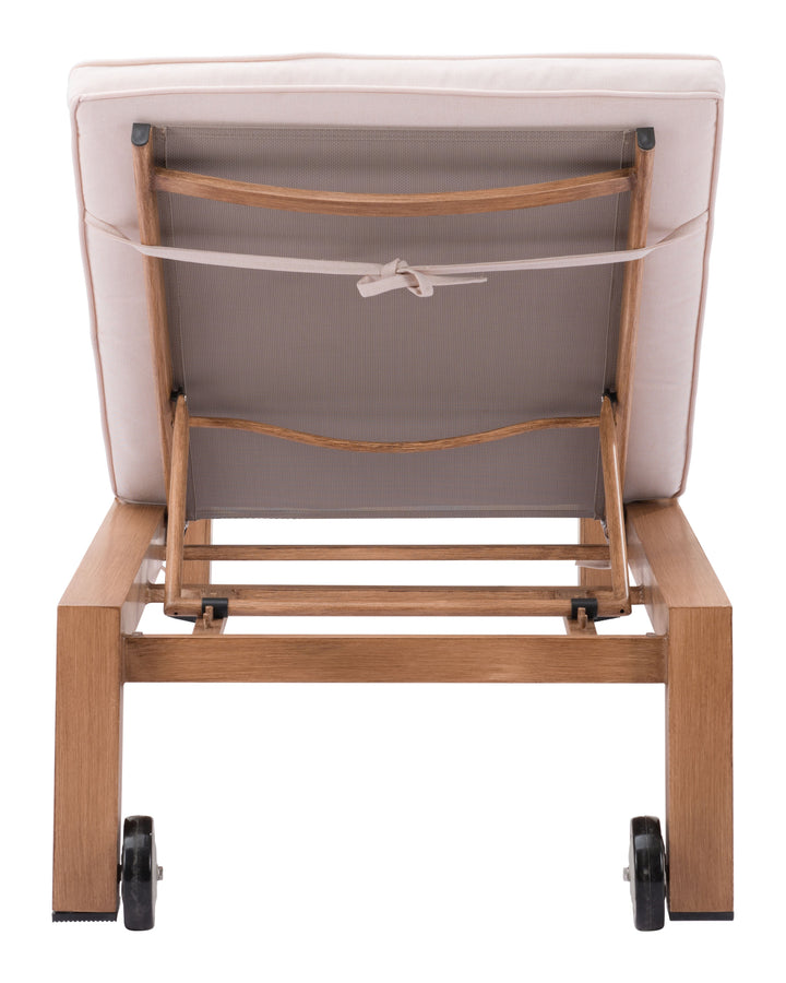 Z703980-ZUO-Cozumel Lounge Chair Beige & Natural-Pangaea Patio