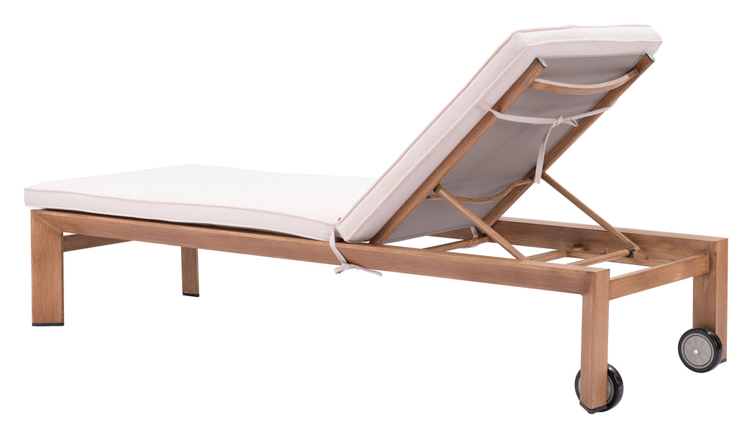 Z703980-ZUO-Cozumel Lounge Chair Beige & Natural-Pangaea Patio