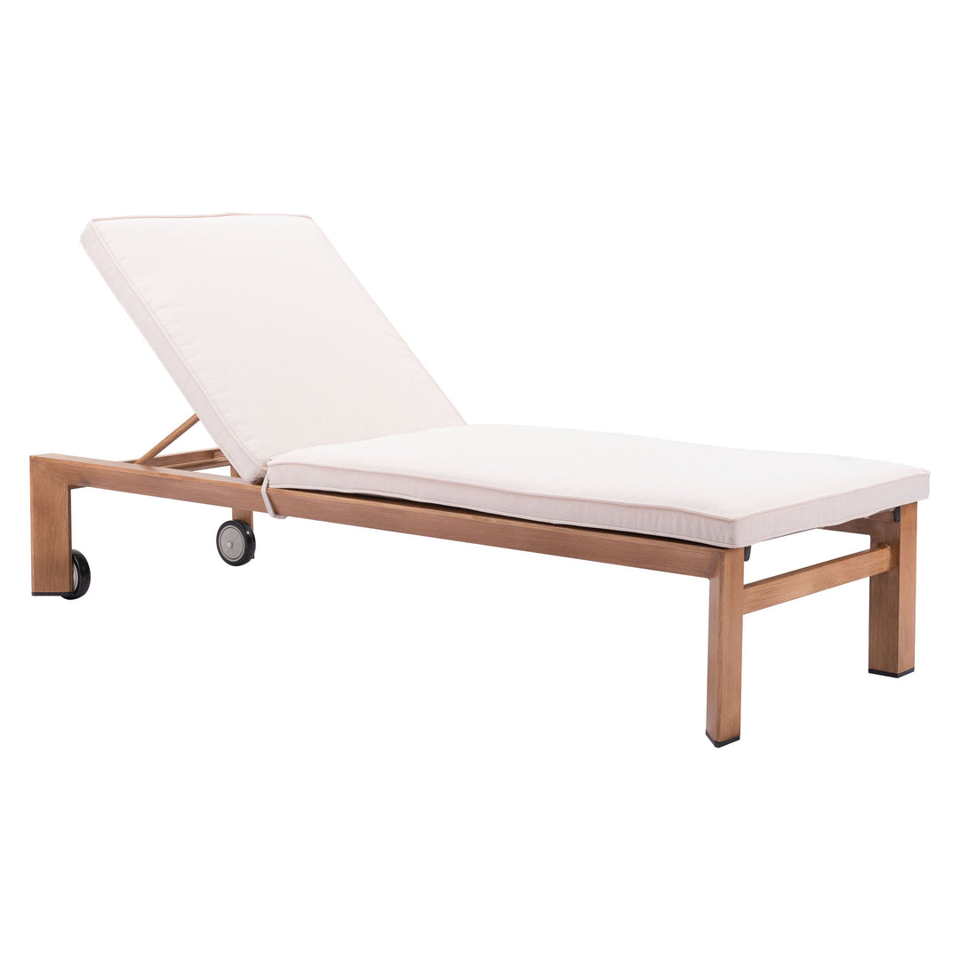 Z703980-ZUO-Cozumel Lounge Chair Beige & Natural-Pangaea Patio