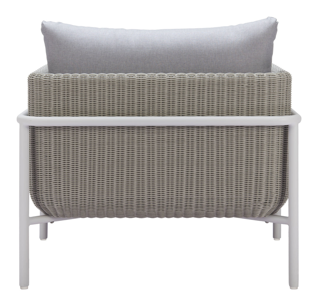 Z704015-ZUO-Frais Armchair Gray-Pangaea Patio