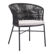 Z703987-ZUO-Freycinet Dining Chair (Set of 2)-Black-Pangaea Patio