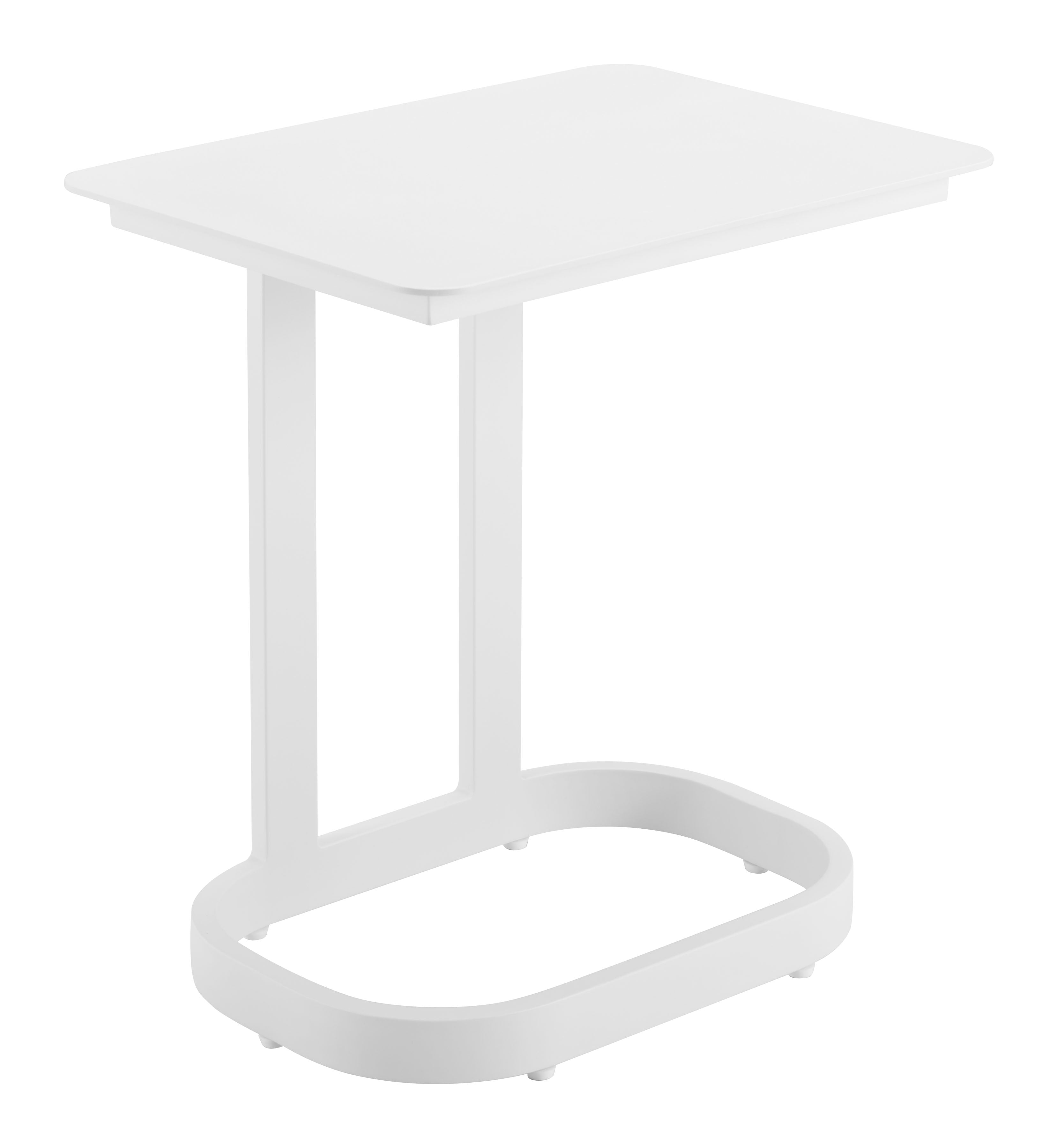 Z704066-ZUO-Friss End Table-White-Pangaea Patio