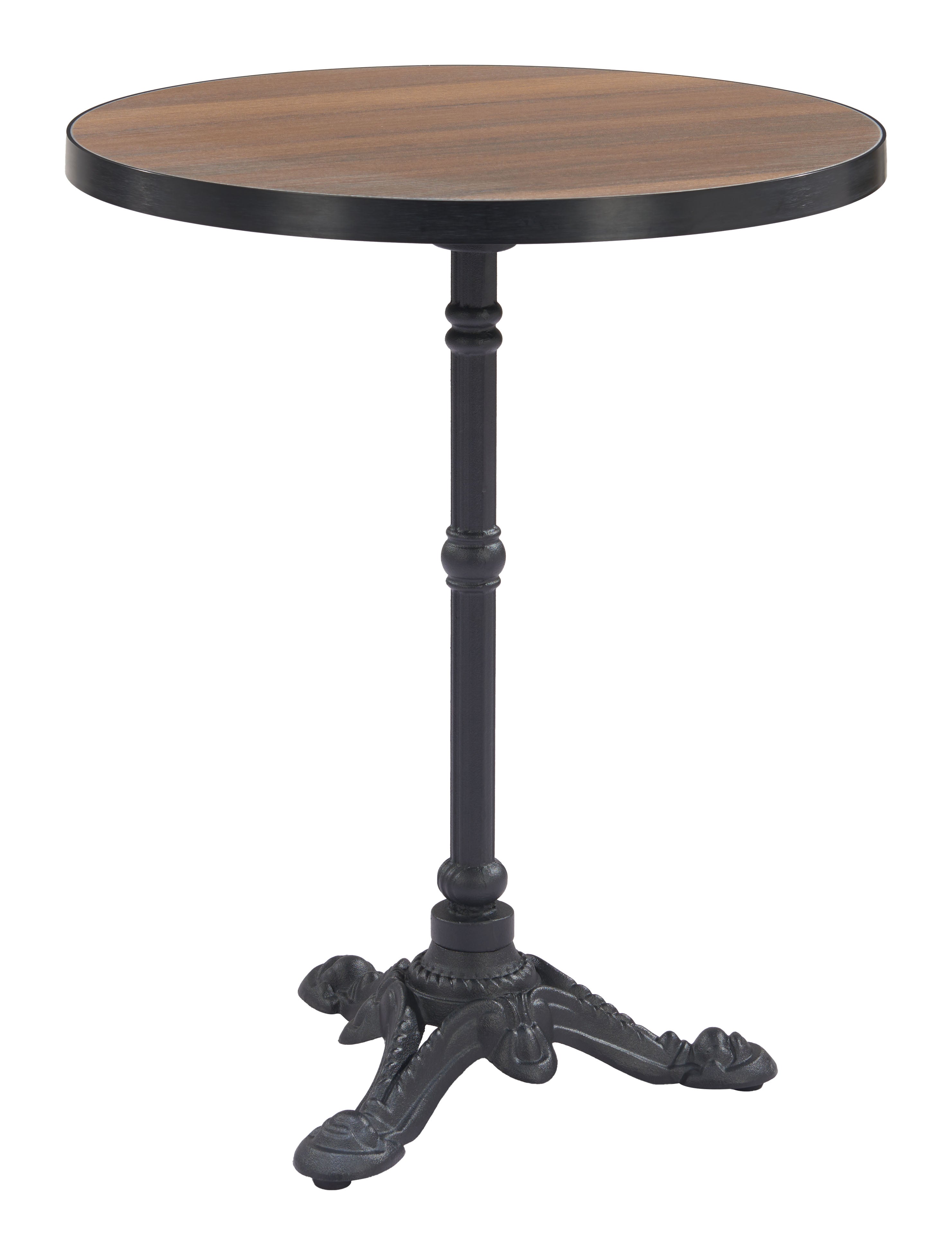 Z704053-ZUO-Gazebo Dining Table-Walnut-Pangaea Patio