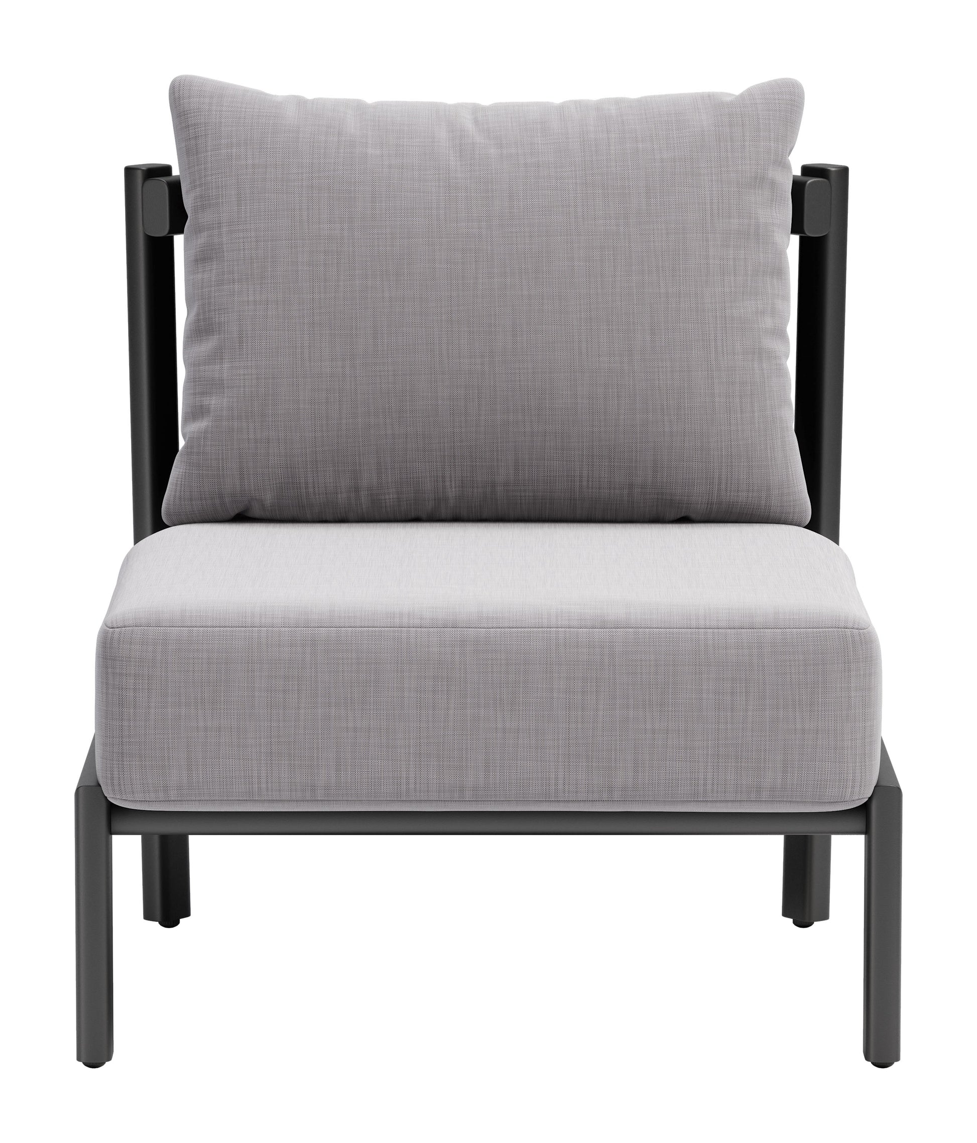 -ZUO-Horizon Accent Chair Gray-Pangaea Patio