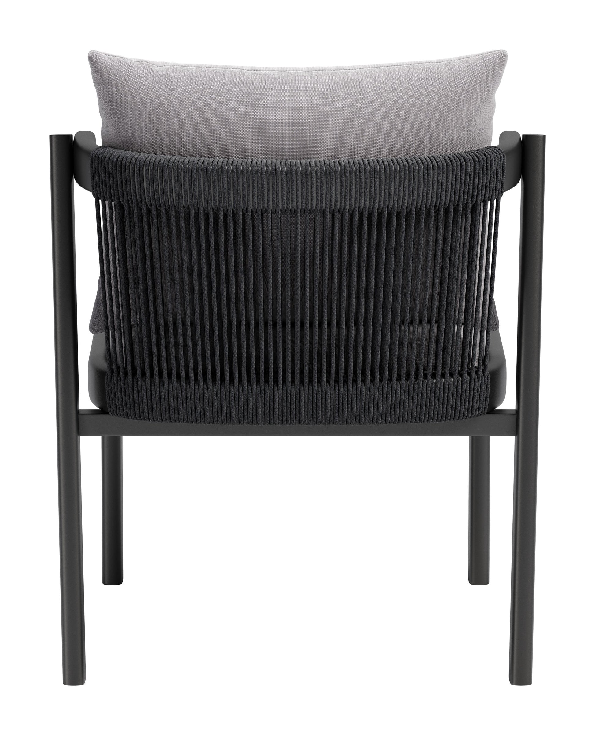 -ZUO-Horizon Dining Chair (Set of 2) Gray-Pangaea Patio