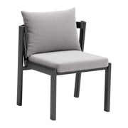 -ZUO-Horizon Dining Chair (Set of 2) Gray-Pangaea Patio