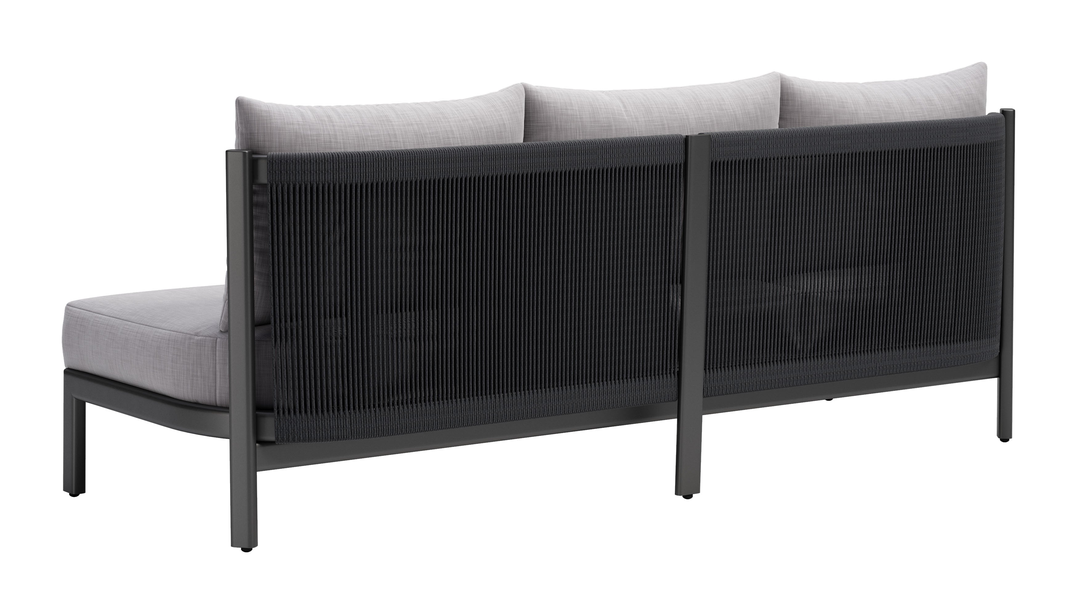 -ZUO-Horizon Sofa Gray-Pangaea Patio