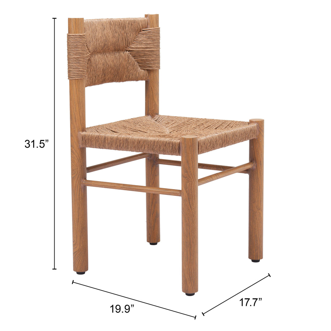 -ZUO-Iska Dining Chair (Set of 2)-Pangaea Patio