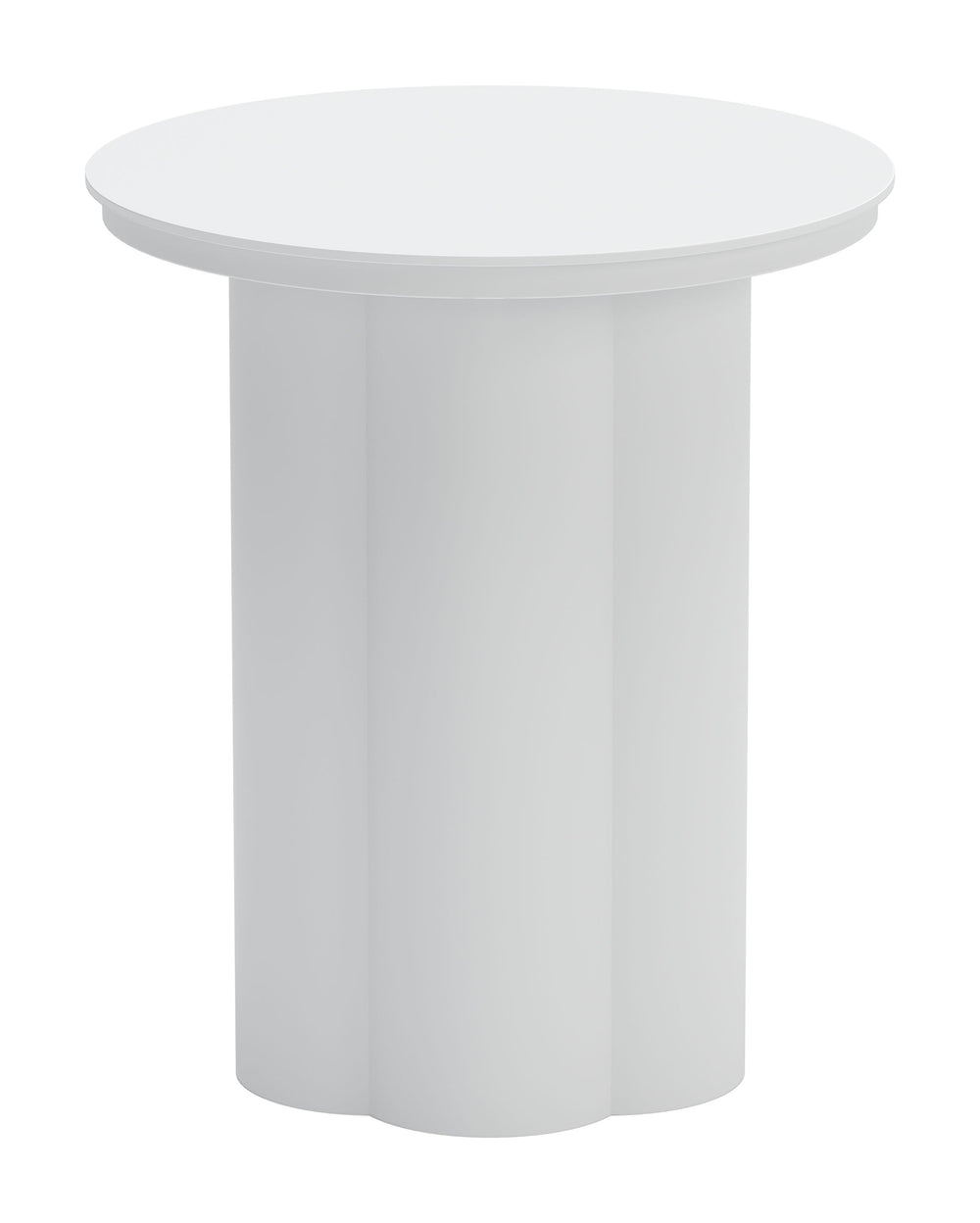 Z704021-ZUO-Kogur Side Table White-Pangaea Patio