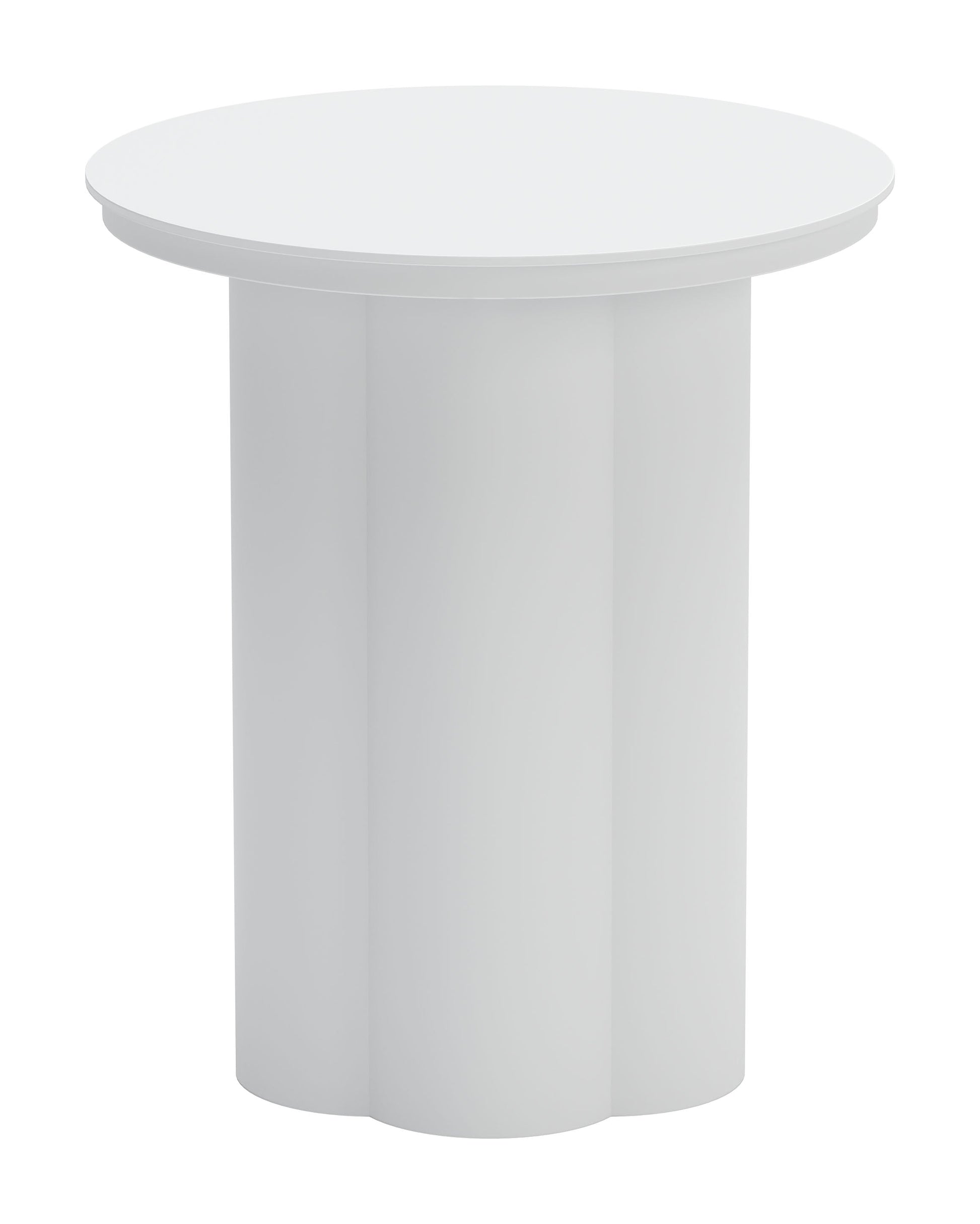 -ZUO-Kogur Side Table White-Pangaea Patio