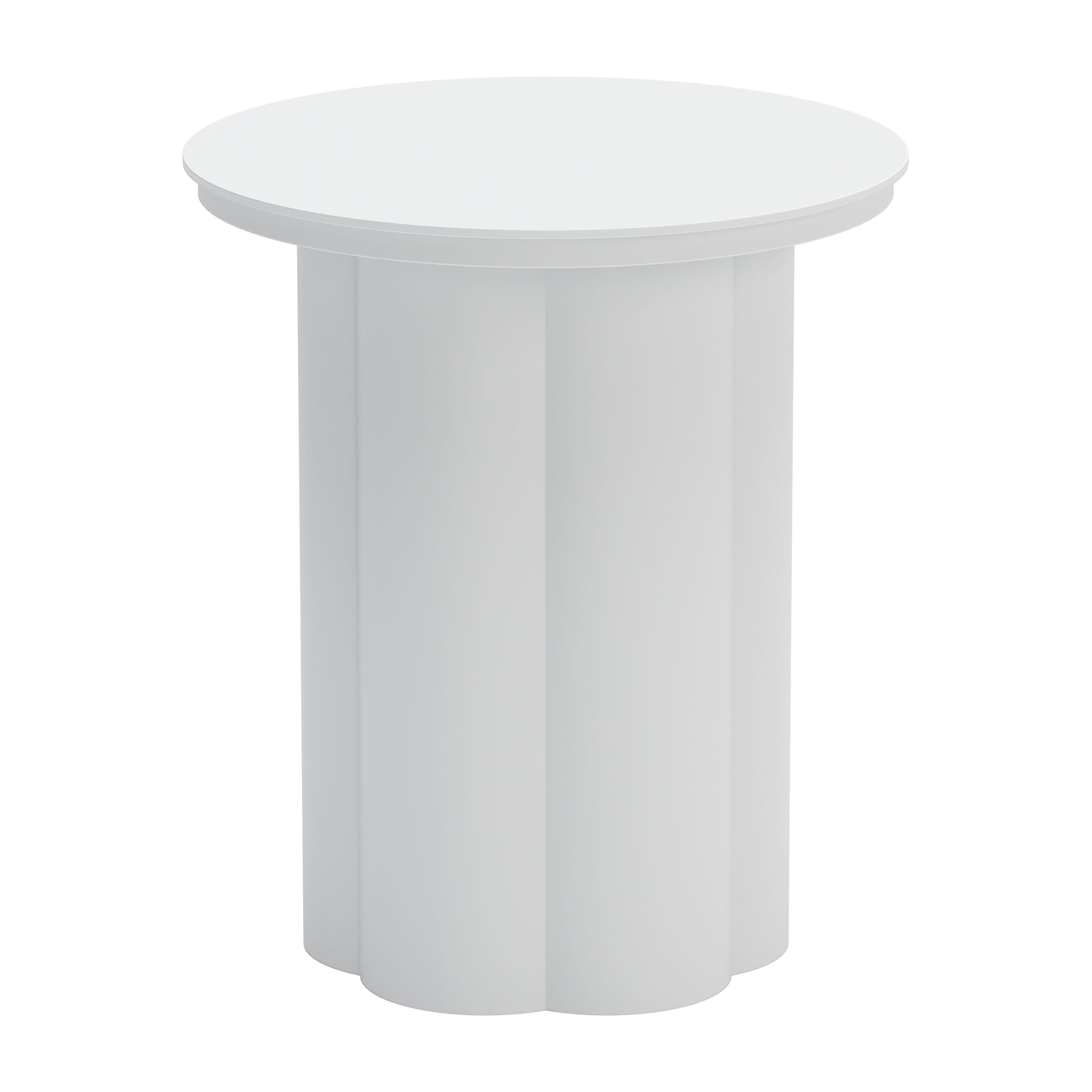 -ZUO-Kogur Side Table White-Pangaea Patio