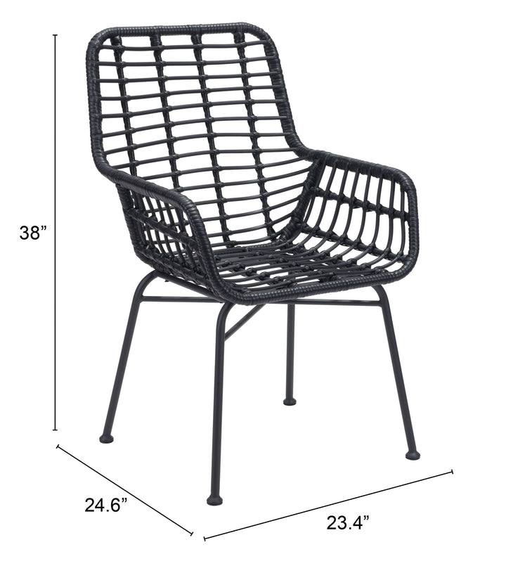 -ZUO-Lyon Dining Chair (Set of 2)-Pangaea Patio